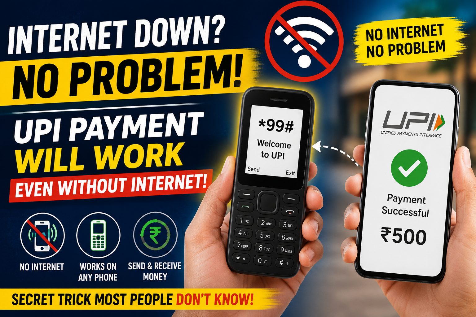 UPI Payment without Internet
