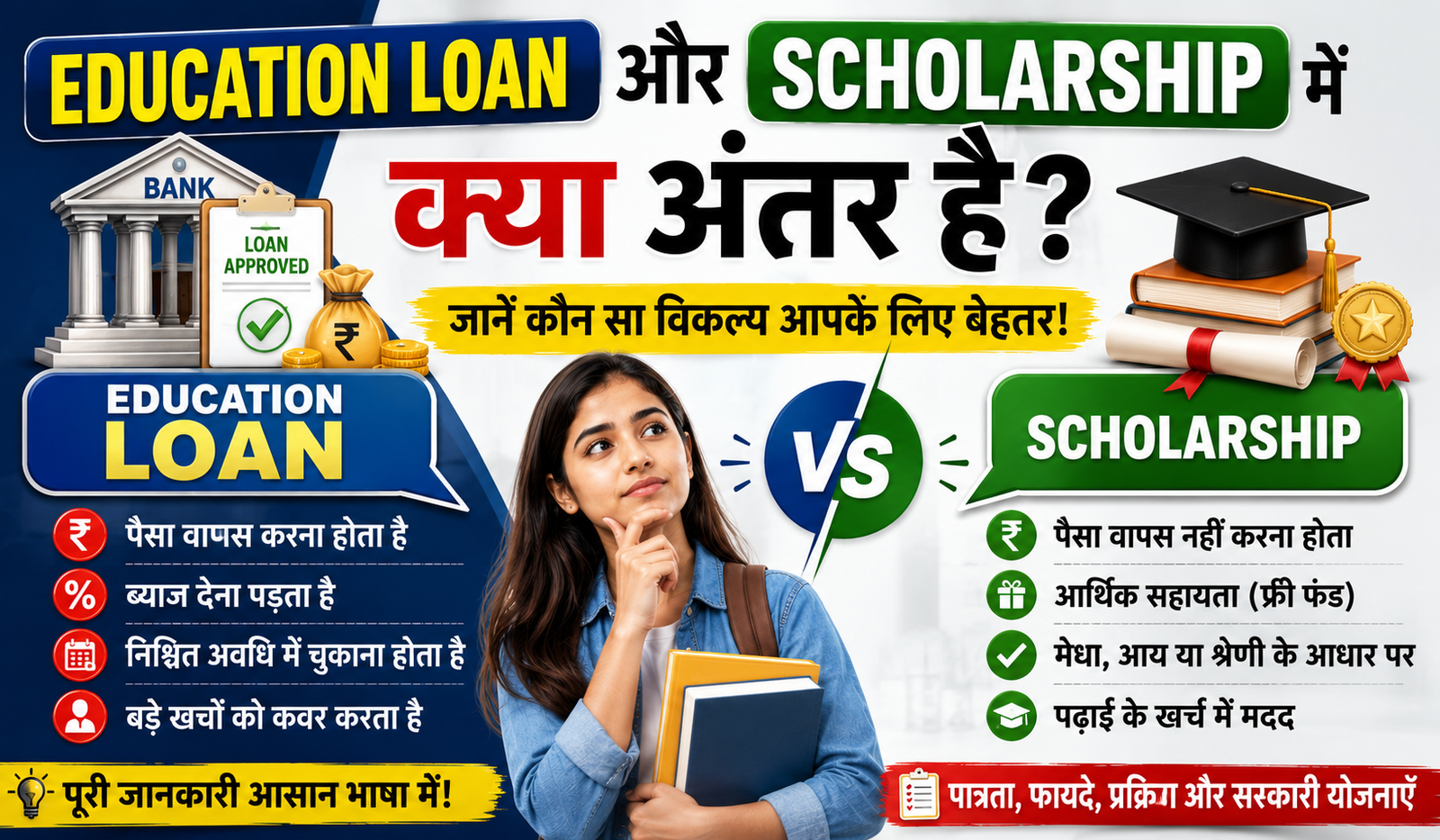 education loan and scholarship